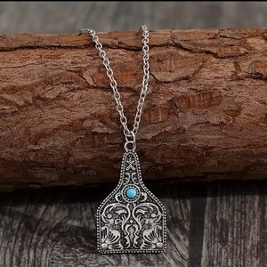 Sale ❤️ Bohemian Silver & Turquoise Necklace